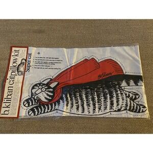 Vintage New Found In Grandmas Attic B. Kliban Catpillow Kit Super Cat! Rare New